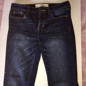 Abercrombie and Fitch Bedazzled Jeans